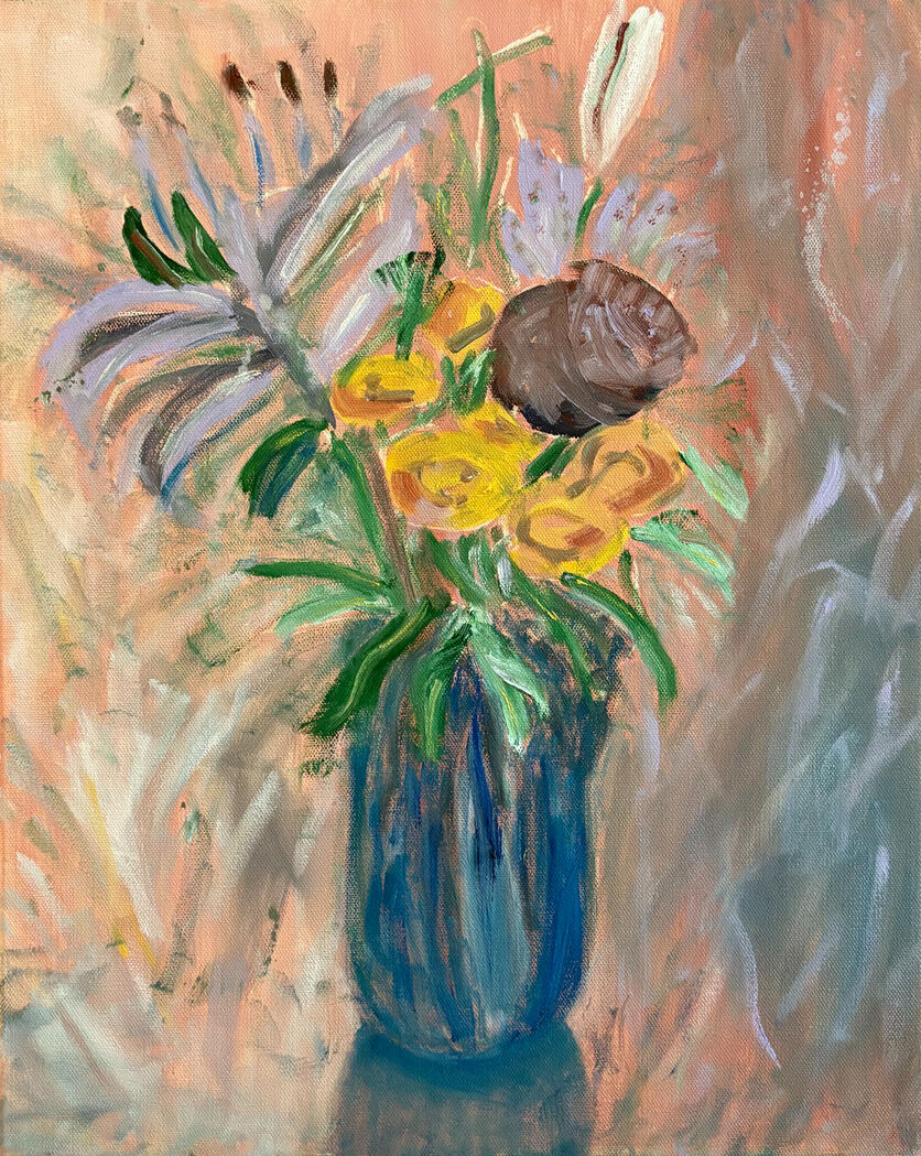 Random Flowers in Vase